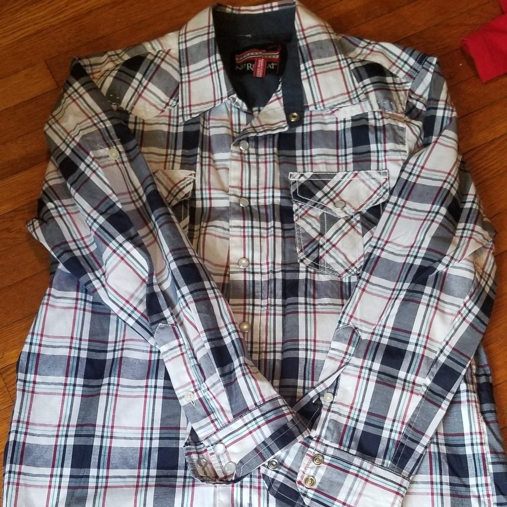 Boy's Plaid Longsleeve Shirt
